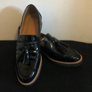 Franco Sarto Carolynn Chunky Black Loafers